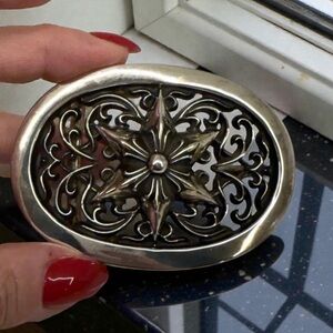 Chrome hearts silver star belt buckle (excellent)